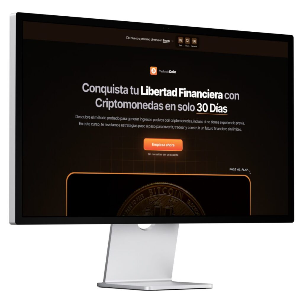 landing page bitcoin