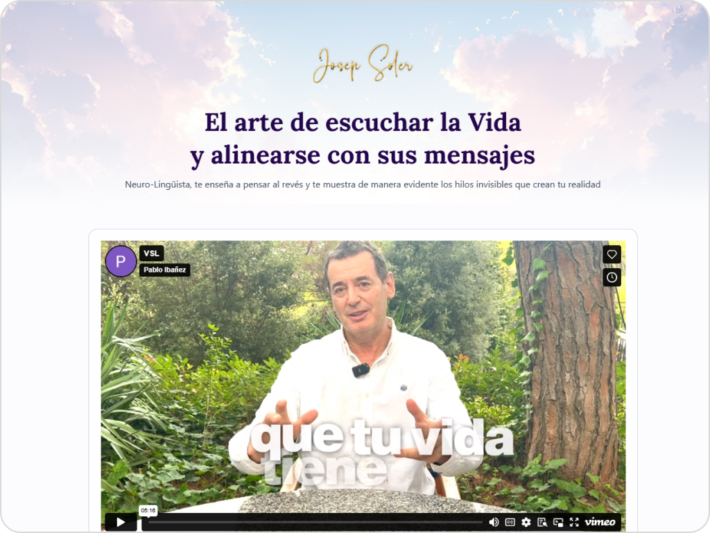 landing page con wordpress