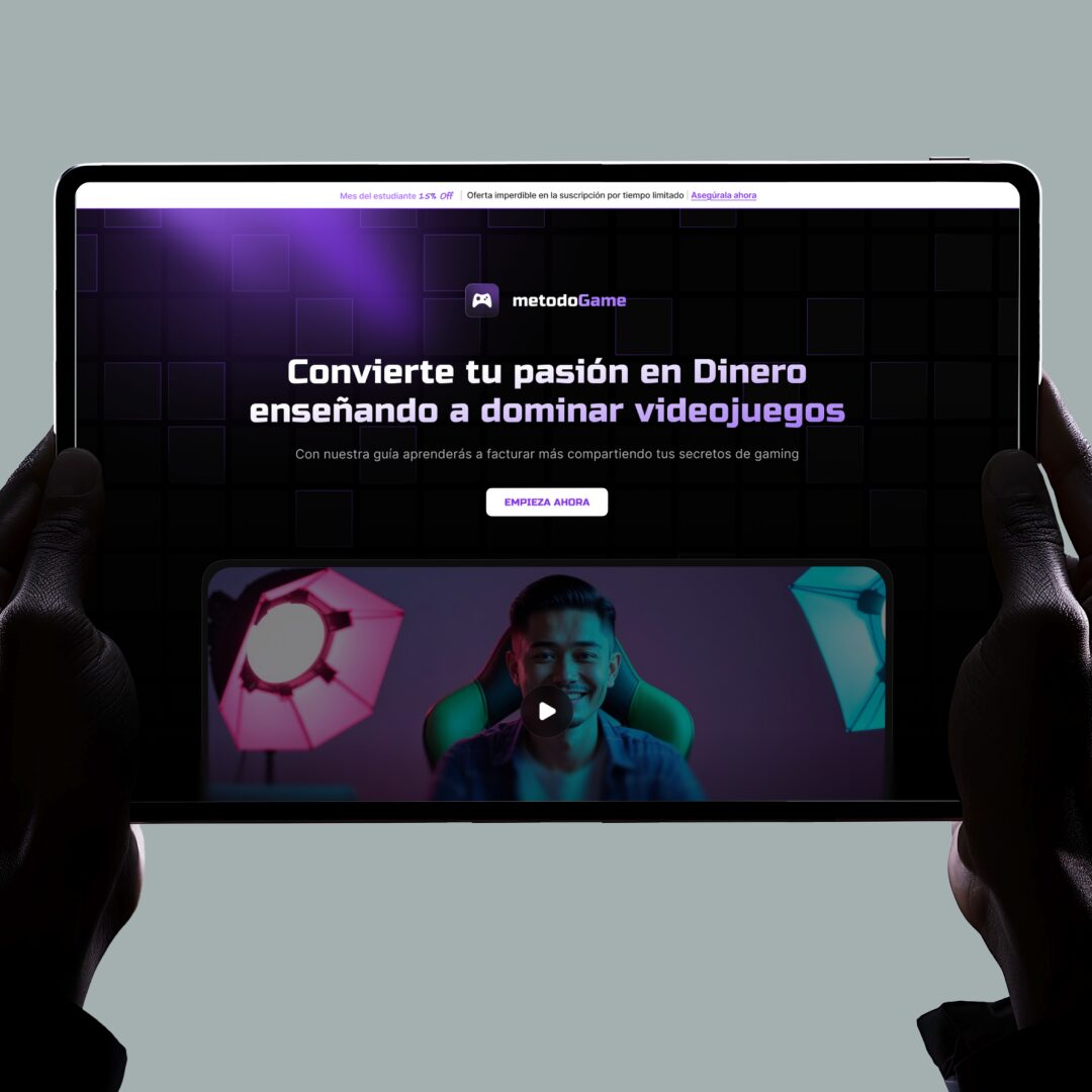 vsl landing page game fontureb